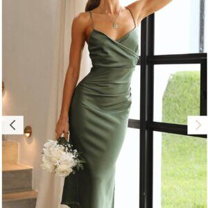 New Billy J - Monte Midi Dress - Olive